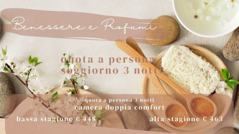 2026 hotel 2 mari benessere e profumi 3 notti IN39