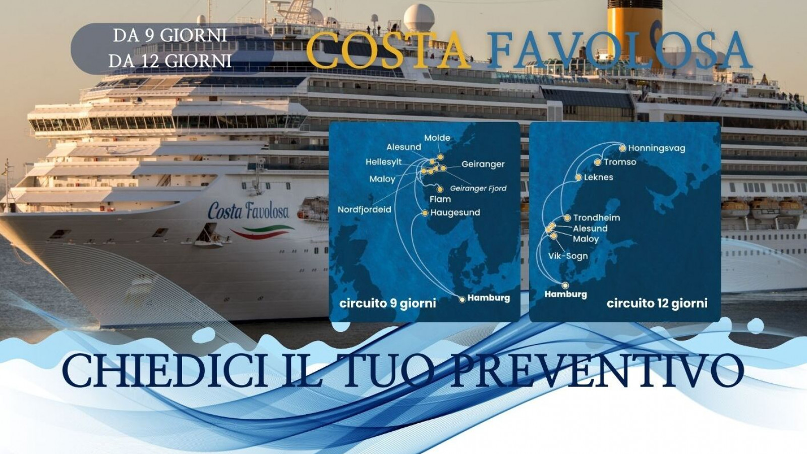 2026 costa favolosa mare del nord IN39